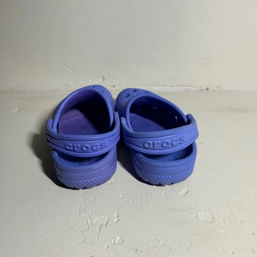 Crocs Clogs Classic Slip On Purple Kids Size C6
